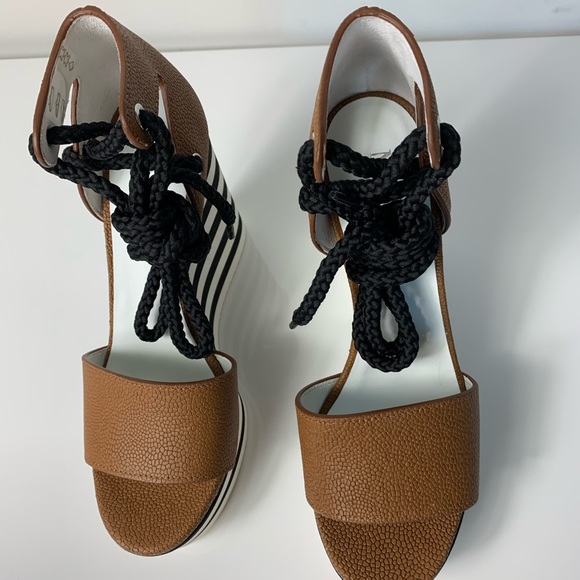 NEW MAXMARA AUSTIN Wedges Sandals - Picture 3 of 8
